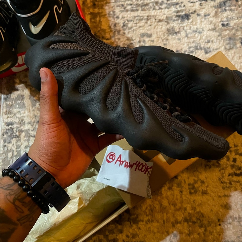 Yeezy Adidas 450 Utility Black Size 10.5 Worn But Mint Condition Still.